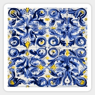 Italian Majolica Tile 16 Sticker